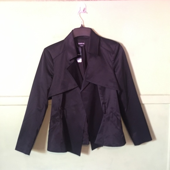 Bebe Satin Pleated Jacket - Picture 8 of 8